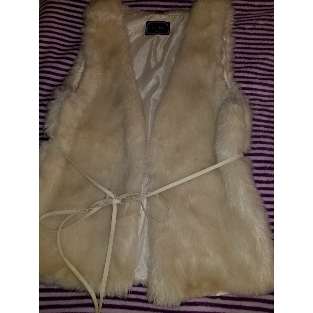 Faux fur vest